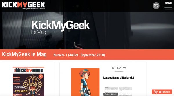 KickMyGeek : le magazine